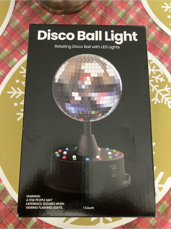 Other - Disco Ball Light Rotating LED Party Light - Silver